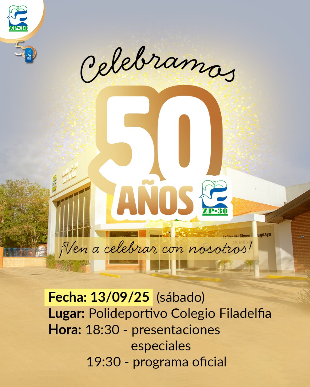 Invitación Celebración 50 Aniversario